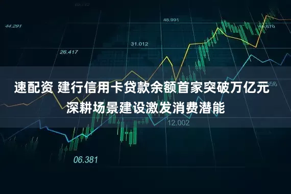 速配资 建行信用卡贷款余额首家突破万亿元  深耕场景建设激发消费潜能