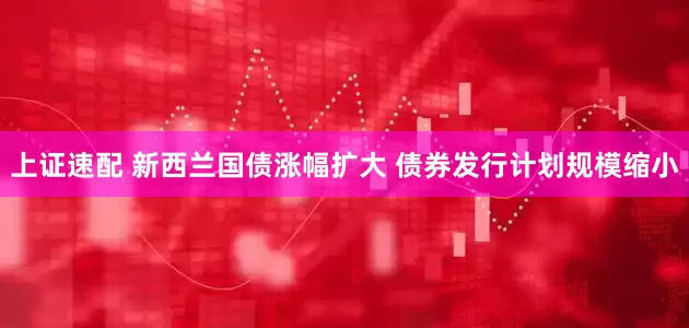 上证速配 新西兰国债涨幅扩大 债券发行计划规模缩小